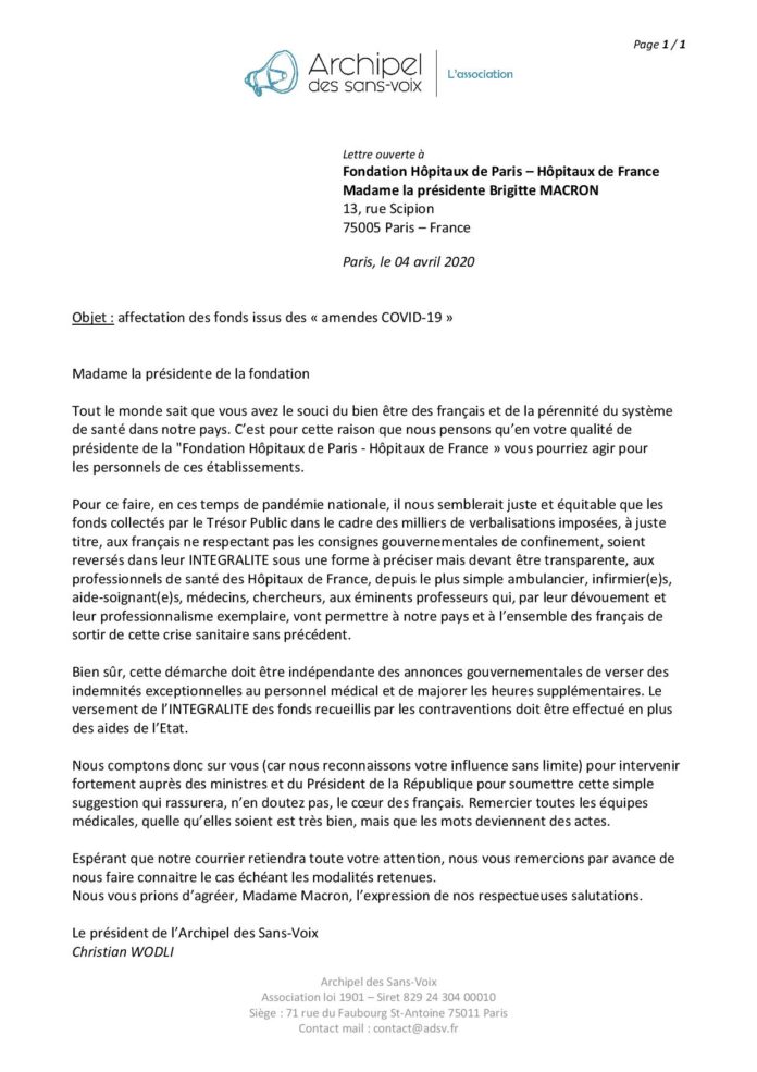 la lettre du président macron